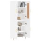 vidaXL Highboard Weiß 69,5x34x180 cm Holzwerkstoff vidaXL Highboard Weiß 69,5x34x180 cm Holzwerkstoff