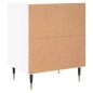 vidaXL Nachttisch Hochglanz-Weiß 40x30x50 cm Holzwerkstoff vidaXL Nachttisch Hochglanz-Weiß 40x30x50 cm Holzwerkstoff
