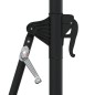 vidaXL Sonnenschirm Wandmontage mit LEDs und Metallmast 300 cm Schwarz vidaXL Sonnenschirm Wandmontage mit LEDs und Metallmast 300 cm Schwarz