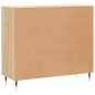 vidaXL Sideboard Sonoma-Eiche 90x34x80 cm Holzwerkstoff vidaXL Sideboard Sonoma-Eiche 90x34x80 cm Holzwerkstoff