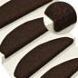 vidaXL Selbstklebende Treppenmatten 5 Stk. Braun 65x21x4cm Nadelvlies vidaXL Selbstklebende Treppenmatten 5 Stk. Braun 65x21x4cm Nadelvlies