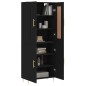 vidaXL Highboard Schwarz 69,5x34x180 cm Holzwerkstoff vidaXL Highboard Schwarz 69,5x34x180 cm Holzwerkstoff