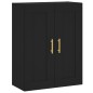 vidaXL Highboard Schwarz 69,5x34x180 cm Holzwerkstoff vidaXL Highboard Schwarz 69,5x34x180 cm Holzwerkstoff