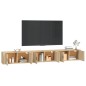vidaXL TV-Wandschränke 3 Stk. Sonoma-Eiche 100x34,5x40 cm vidaXL TV-Wandschränke 3 Stk. Sonoma-Eiche 100x34,5x40 cm