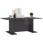 vidaXL Couchtisch Hochglanz-Grau 103,5x60x40 cm Holzwerkstoff vidaXL Couchtisch Hochglanz-Grau 103,5x60x40 cm Holzwerkstoff