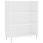 Highboard Hochglanz-Weiß 69,5x34x180 cm Holzwerkstoff Highboard Hochglanz-Weiß 69,5x34x180 cm Holzwerkstoff