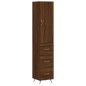 vidaXL Highboard Braun Eichen-Optik 34,5x34x180 cm Holzwerkstoff vidaXL Highboard Braun Eichen-Optik 34,5x34x180 cm Holzwerkstoff
