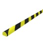 vidaXL Kantenschoner Gelb & Schwarz 4x3x100 cm PU vidaXL Kantenschoner Gelb & Schwarz 4x3x100 cm PU