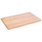 vidaXL Tischplatte 60x40x2 cm Massivholz Eiche Behandelt Baumkante vidaXL Tischplatte 60x40x2 cm Massivholz Eiche Behandelt Baumkante