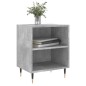 vidaXL Nachttisch Betongrau 40x30x50 cm Holzwerkstoff vidaXL Nachttisch Betongrau 40x30x50 cm Holzwerkstoff