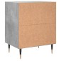 vidaXL Nachttisch Betongrau 40x30x50 cm Holzwerkstoff vidaXL Nachttisch Betongrau 40x30x50 cm Holzwerkstoff