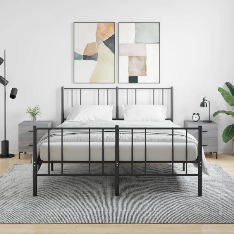 vidaXL Nachttische 2 Stk. Grau Sonoma 40x35x47,5 cm Holzwerkstoff vidaXL Nachttische 2 Stk. Grau Sonoma 40x35x47,5 cm Holzwerkstoff
