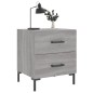 vidaXL Nachttische 2 Stk. Grau Sonoma 40x35x47,5 cm Holzwerkstoff vidaXL Nachttische 2 Stk. Grau Sonoma 40x35x47,5 cm Holzwerkstoff