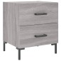vidaXL Nachttische 2 Stk. Grau Sonoma 40x35x47,5 cm Holzwerkstoff vidaXL Nachttische 2 Stk. Grau Sonoma 40x35x47,5 cm Holzwerkstoff