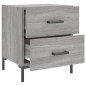 vidaXL Nachttische 2 Stk. Grau Sonoma 40x35x47,5 cm Holzwerkstoff vidaXL Nachttische 2 Stk. Grau Sonoma 40x35x47,5 cm Holzwerkstoff