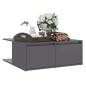 vidaXL Couchtisch Hochglanz-Grau 80x80x31 cm Holzwerkstoff vidaXL Couchtisch Hochglanz-Grau 80x80x31 cm Holzwerkstoff