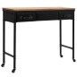 vidaXL Konsolentisch MDF und Tannenholz 100 x 33,5 x 80 cm vidaXL Konsolentisch MDF und Tannenholz 100 x 33,5 x 80 cm