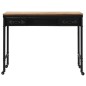 vidaXL Konsolentisch MDF und Tannenholz 100 x 33,5 x 80 cm vidaXL Konsolentisch MDF und Tannenholz 100 x 33,5 x 80 cm