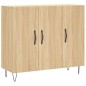 vidaXL Sideboard Sonoma-Eiche 90x34x80 cm Holzwerkstoff vidaXL Sideboard Sonoma-Eiche 90x34x80 cm Holzwerkstoff