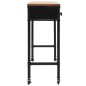 vidaXL Konsolentisch MDF und Tannenholz 100 x 33,5 x 80 cm vidaXL Konsolentisch MDF und Tannenholz 100 x 33,5 x 80 cm