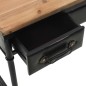 vidaXL Konsolentisch MDF und Tannenholz 100 x 33,5 x 80 cm vidaXL Konsolentisch MDF und Tannenholz 100 x 33,5 x 80 cm