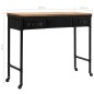 vidaXL Konsolentisch MDF und Tannenholz 100 x 33,5 x 80 cm vidaXL Konsolentisch MDF und Tannenholz 100 x 33,5 x 80 cm