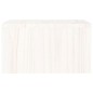 vidaXL Monitorständer Weiß 50x27x15 cm Massivholz Kiefer vidaXL Monitorständer Weiß 50x27x15 cm Massivholz Kiefer