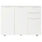 vidaXL Sideboard Hochglanz-Weiß 107x35x80,5 cm vidaXL Sideboard Hochglanz-Weiß 107x35x80,5 cm