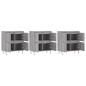 Sideboards 3 Stk. Grau Sonoma Holzwerkstoff Sideboards 3 Stk. Grau Sonoma Holzwerkstoff