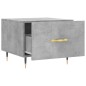 vidaXL Couchtisch Betongrau 50x50x40 cm Holzwerkstoff vidaXL Couchtisch Betongrau 50x50x40 cm Holzwerkstoff