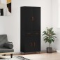 vidaXL Highboard Schwarz 69,5x34x180 cm Holzwerkstoff vidaXL Highboard Schwarz 69,5x34x180 cm Holzwerkstoff