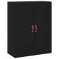 vidaXL Highboard Schwarz 69,5x34x180 cm Holzwerkstoff vidaXL Highboard Schwarz 69,5x34x180 cm Holzwerkstoff