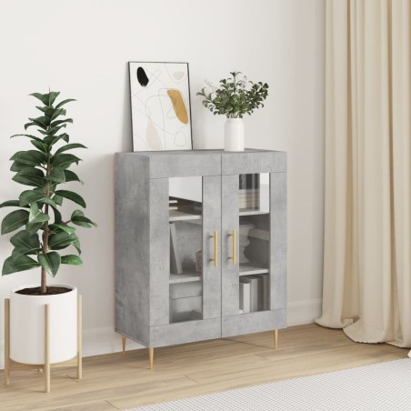 vidaXL Sideboard Betongrau 69,5x34x90 cm Holzwerkstoff