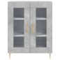 vidaXL Sideboard Betongrau 69,5x34x90 cm Holzwerkstoff vidaXL Sideboard Betongrau 69,5x34x90 cm Holzwerkstoff