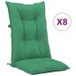 vidaXL Gartenstühle mit Auflagen 8 Stk. Massivholz Teak vidaXL Gartenstühle mit Auflagen 8 Stk. Massivholz Teak