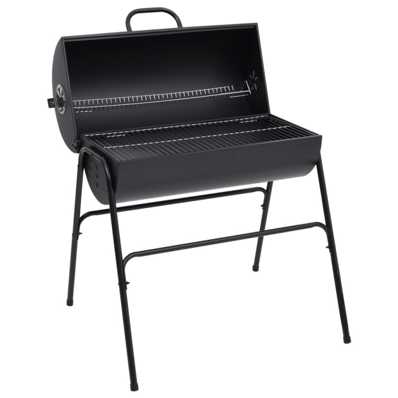 vidaXL Grill mit 2 Grillrosten Schwarz 80x95x90 cm Stahl vidaXL Grill mit 2 Grillrosten Schwarz 80x95x90 cm Stahl