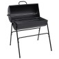 vidaXL Grill mit 2 Grillrosten Schwarz 80x95x90 cm Stahl vidaXL Grill mit 2 Grillrosten Schwarz 80x95x90 cm Stahl