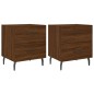 vidaXL Nachttische 2Stk. Braun Eichen-Optik 40x35x47,5cm Holzwerkstoff vidaXL Nachttische 2Stk. Braun Eichen-Optik 40x35x47,5cm Holzwerkstoff