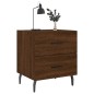 vidaXL Nachttische 2Stk. Braun Eichen-Optik 40x35x47,5cm Holzwerkstoff vidaXL Nachttische 2Stk. Braun Eichen-Optik 40x35x47,5cm Holzwerkstoff