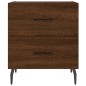 vidaXL Nachttische 2Stk. Braun Eichen-Optik 40x35x47,5cm Holzwerkstoff vidaXL Nachttische 2Stk. Braun Eichen-Optik 40x35x47,5cm Holzwerkstoff
