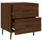 vidaXL Nachttische 2Stk. Braun Eichen-Optik 40x35x47,5cm Holzwerkstoff vidaXL Nachttische 2Stk. Braun Eichen-Optik 40x35x47,5cm Holzwerkstoff