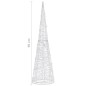 vidaXL LED-Kegel Acryl Weihnachtsdeko Pyramide Bunt 90 cm vidaXL LED-Kegel Acryl Weihnachtsdeko Pyramide Bunt 90 cm
