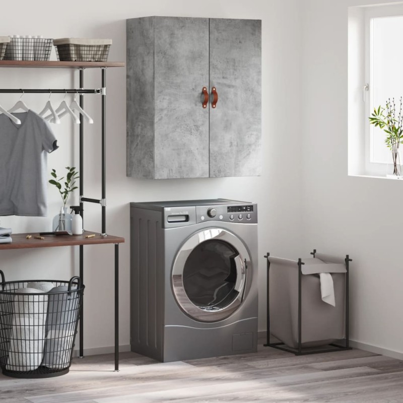 vidaXL Wandschrank Betongrau 69,5x34x90 cm vidaXL Wandschrank Betongrau 69,5x34x90 cm