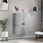 vidaXL Wandschrank Betongrau 69,5x34x90 cm vidaXL Wandschrank Betongrau 69,5x34x90 cm