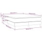 vidaXL Boxspringbett mit Matratze Schwarz 140x190 cm Kunstleder vidaXL Boxspringbett mit Matratze Schwarz 140x190 cm Kunstleder