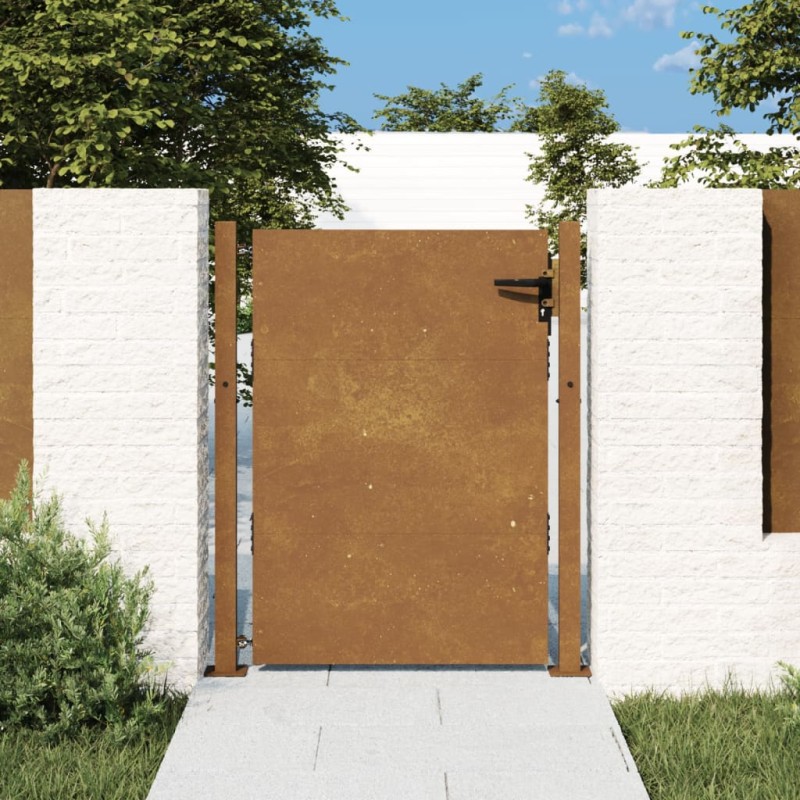 vidaXL Gartentor 105x130 cm Cortenstahl vidaXL Gartentor 105x130 cm Cortenstahl