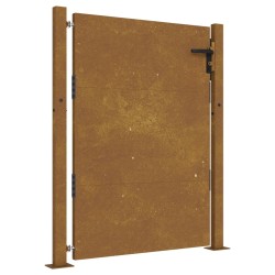 vidaXL Gartentor 105x130 cm Cortenstahl