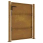 vidaXL Gartentor 105x130 cm Cortenstahl vidaXL Gartentor 105x130 cm Cortenstahl