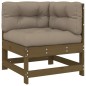 vidaXL 8-tlg. Garten-Lounge-Set mit Kissen Honigbraun Massivholz vidaXL 8-tlg. Garten-Lounge-Set mit Kissen Honigbraun Massivholz