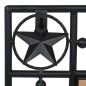 Garten-Wandspiegel Rechteckig 50×80 cm Schwarz Garten-Wandspiegel Rechteckig 50×80 cm Schwarz